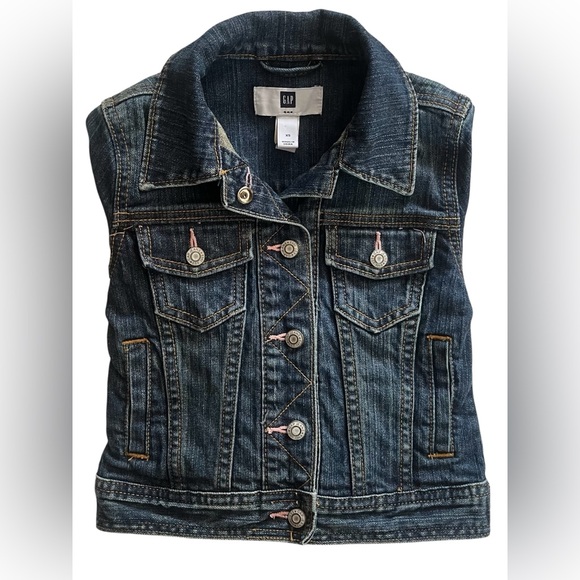 Hostess Pick ☄️ GAP Blue Denim Jean Jacket Classic Style - Picture 7 of 9